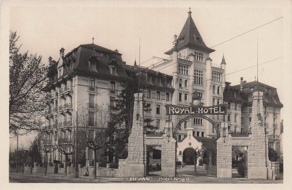702-466-017 Lausanne Hotel Royal, Verzenden, Voor 1920, Overig Europa