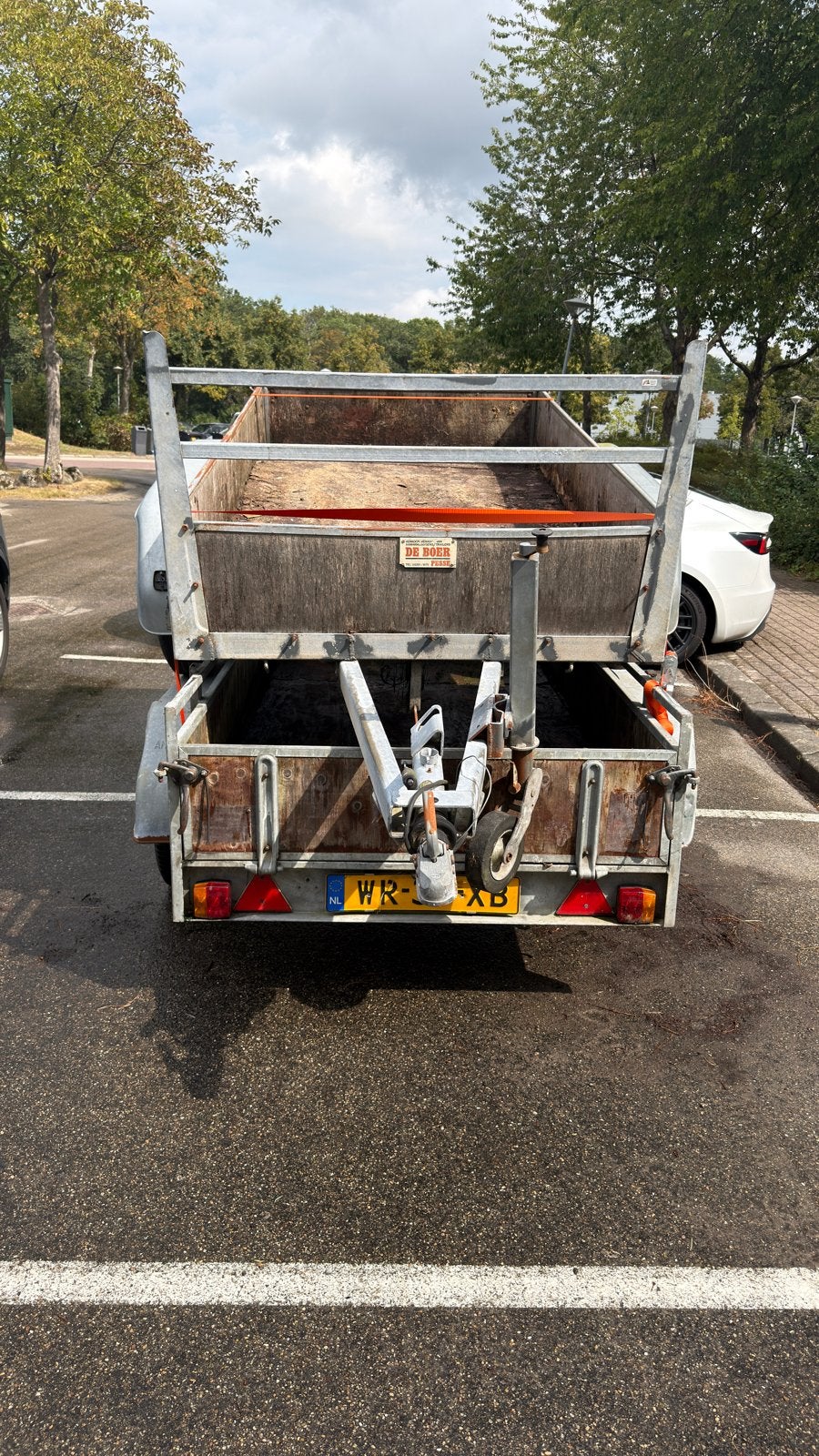 2x Tandemasser Opknappers - aanhangwagens, Ophalen, Gebruikt
