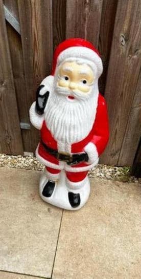 Kunststof kerstman 85 cm, Ophalen, Zo goed als nieuw, Kunststof