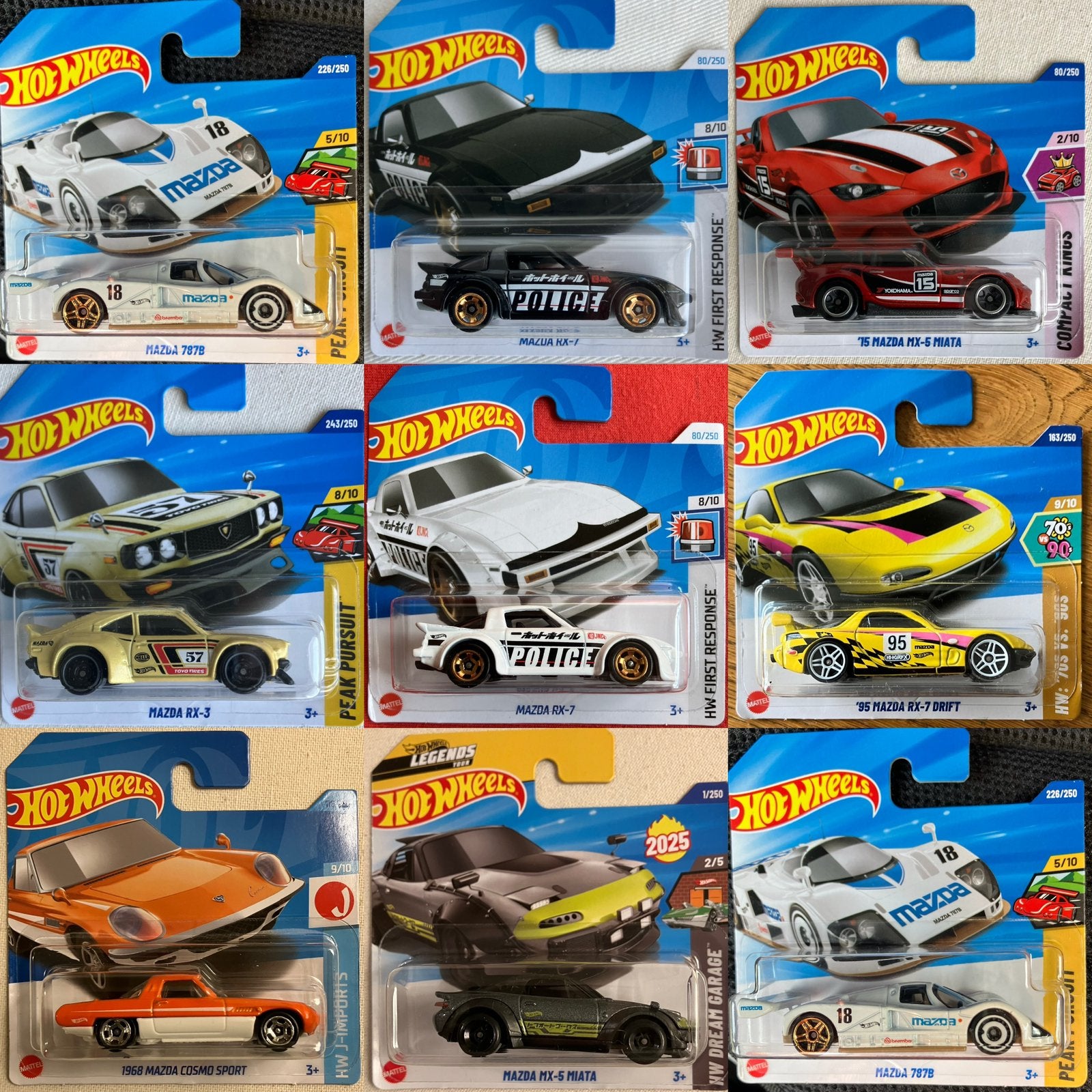 Hot Wheels Mazda diverse modellen Hotwheels per stuk, Ophalen of Verzenden, Nieuw, Auto