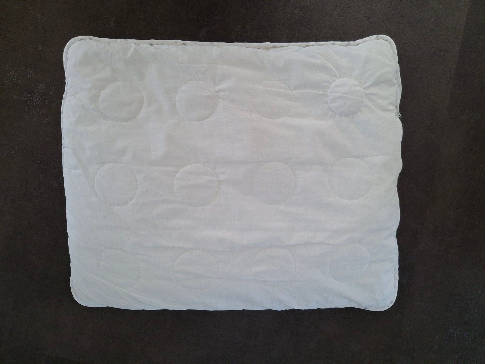 Peuter hoofdkussen 50x60 cm, Jongetje of Meisje, Wit, Peuterbed, Ophalen of Verzenden
