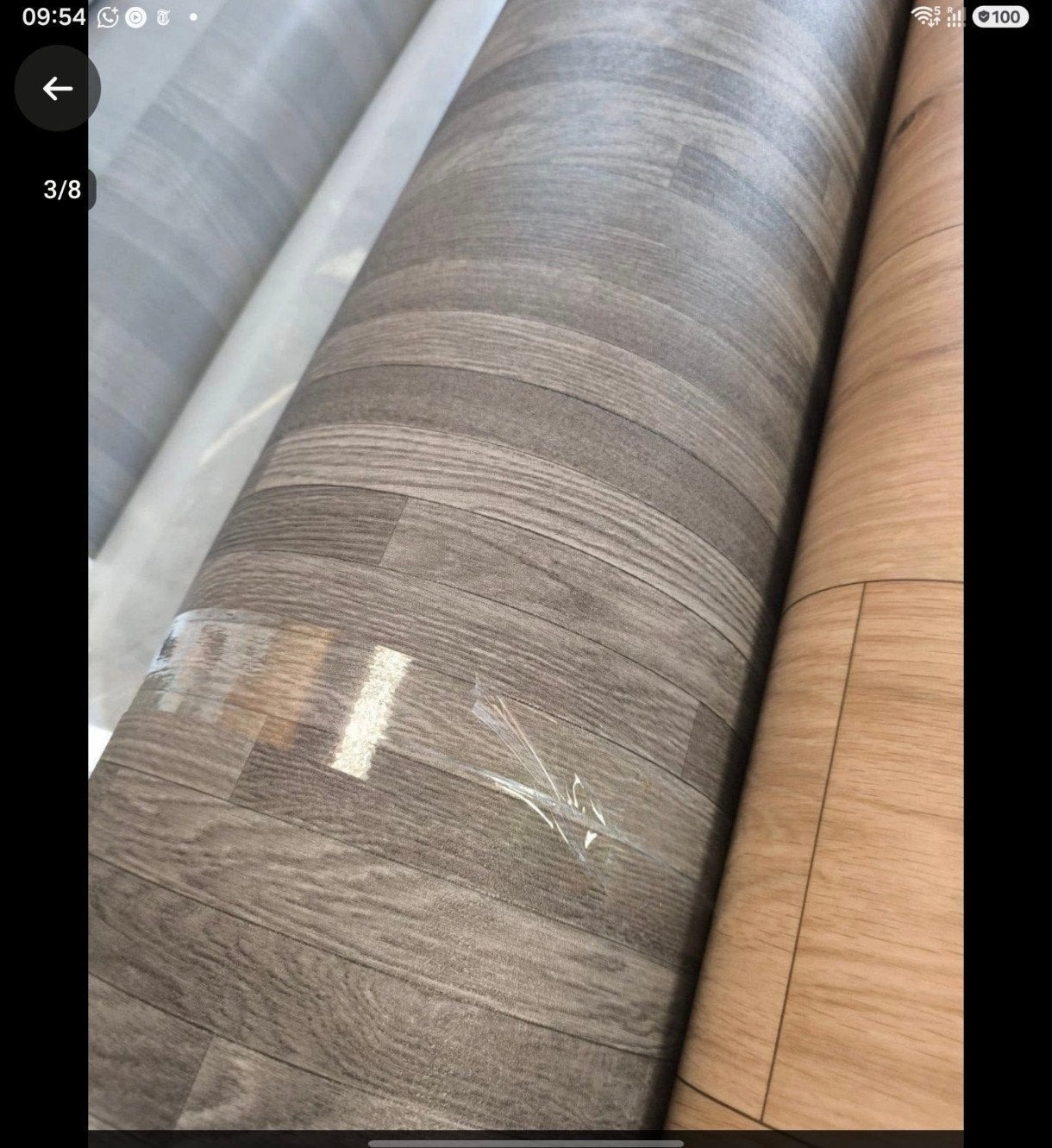 Vinyl vloer nieuw 3x4 4x4 5x4 6x4 7x4 8x4, Ophalen of Verzenden, Nieuw, 10 tot 25 m², Vinyl