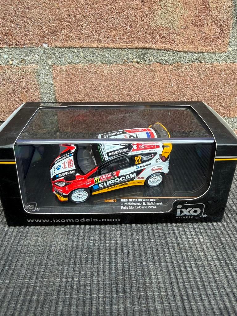 1:43 Ixo Ford fiesta RS WRC #22, Ophalen of Verzenden, Nieuw, Auto, Overige merken