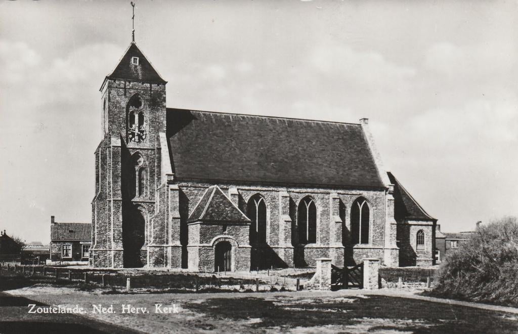 ZOUTELANDE Ned. Herv. Kerk, Verzenden, 1960 tot 1980, Ongelopen, Zeeland