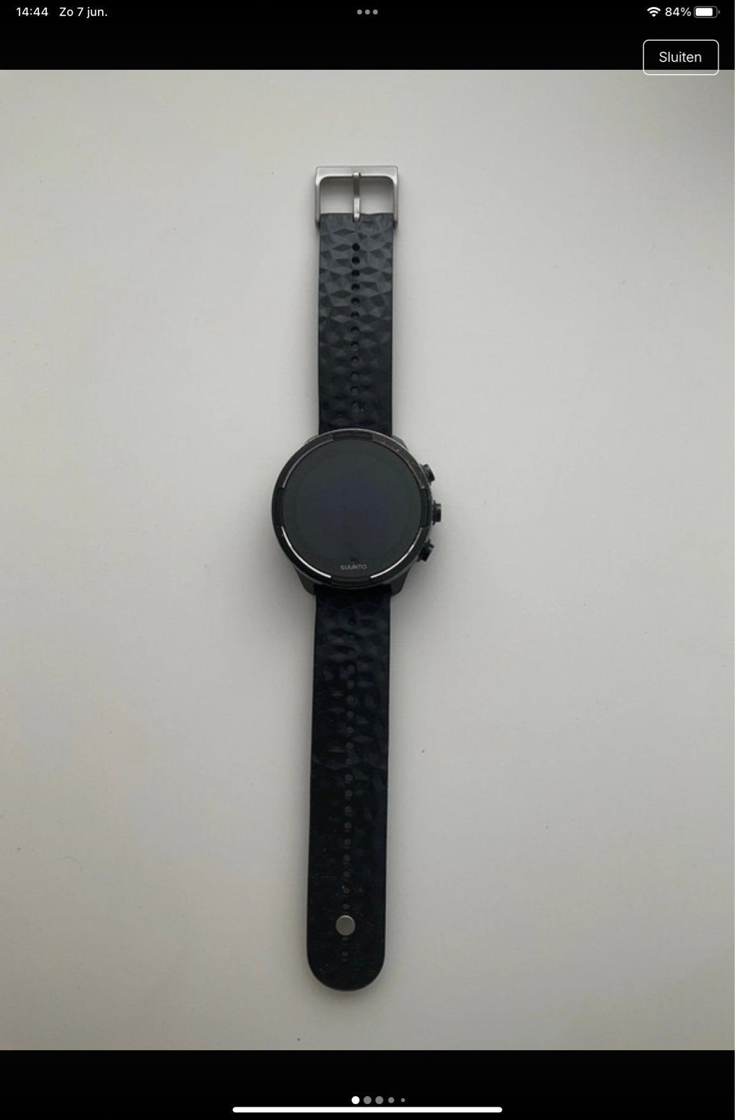 Suunto 9 Baro GPS Multisport Horloge, Zwart, Ophalen of Verzenden, Waterdicht, Android