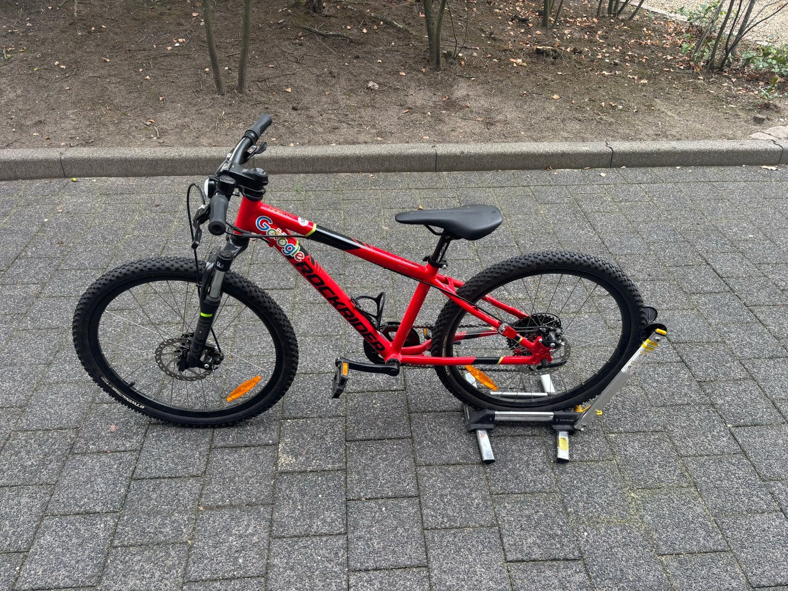 Rockrider ST 900 24 inch kinder mountainbike, Ophalen, Gebruikt, Schijfrem, 20 inch of meer