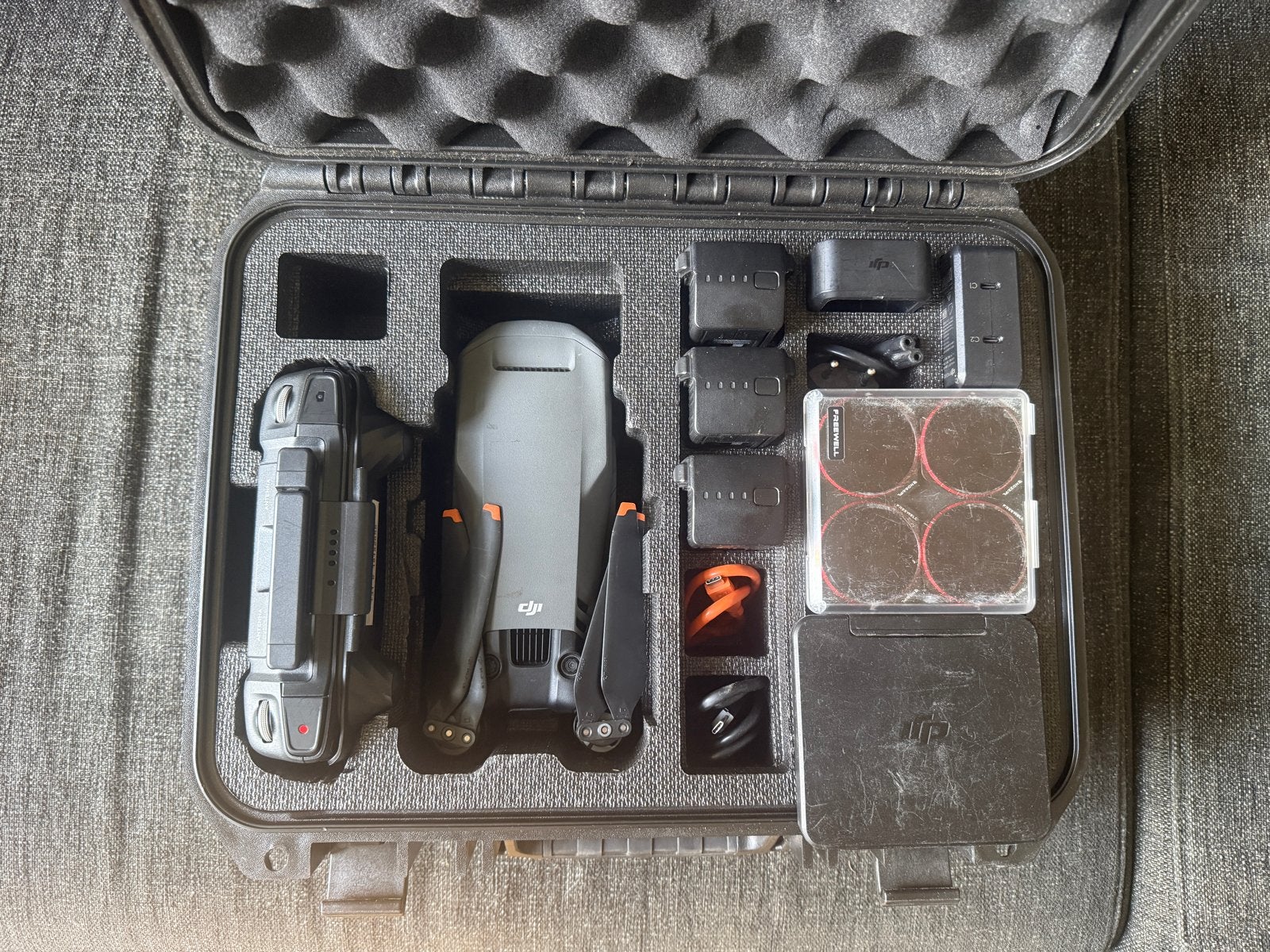 DJI Mavic 3 Pro met Pro Controller, koffer, ND & PL-ND, Return to Home, Ophalen of Verzenden, Zo goed als nieuw, DJI
