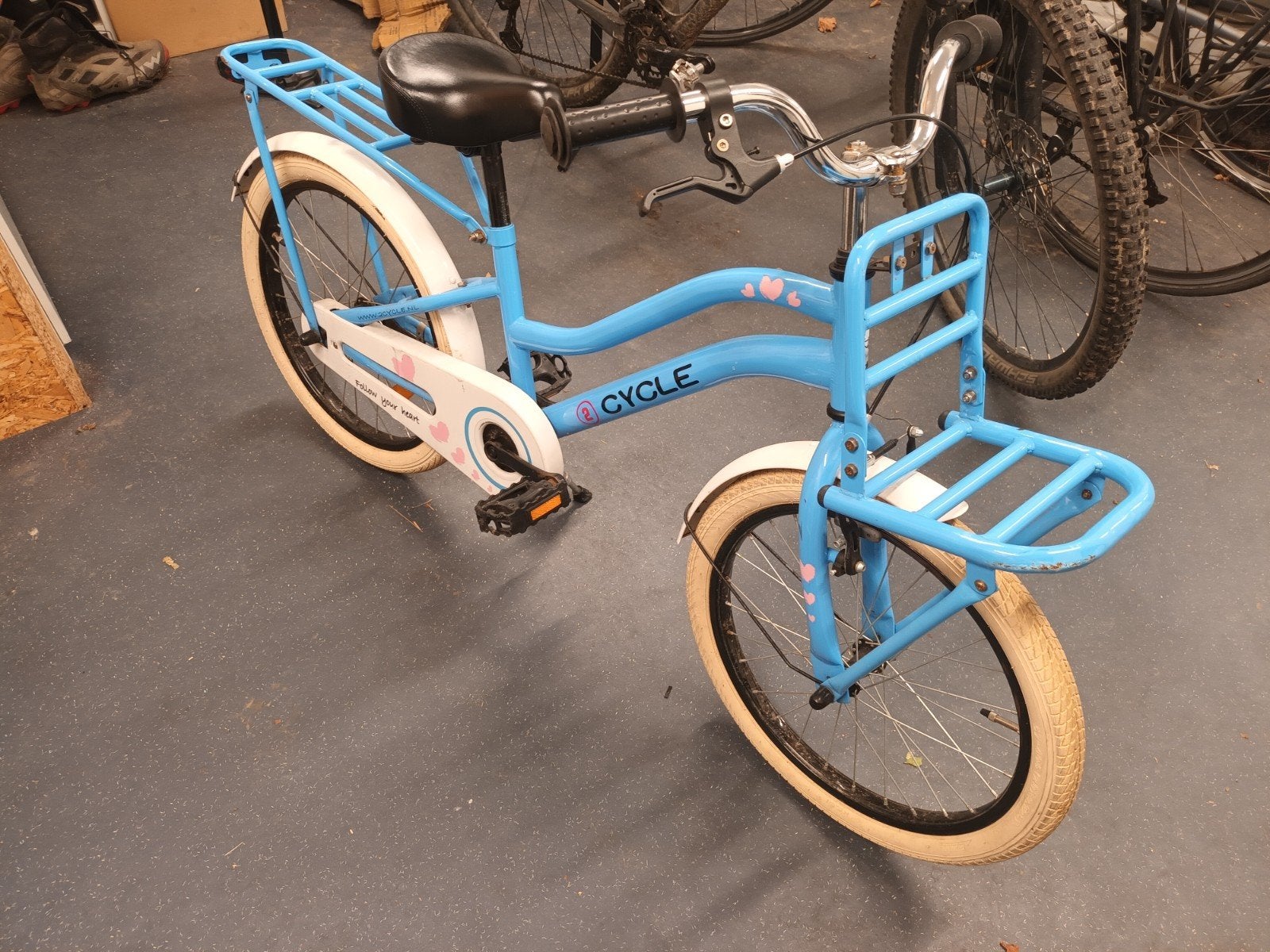 20 inch kinderfiets, 20 inch of meer, Gebruikt, Velgrem, Ophalen