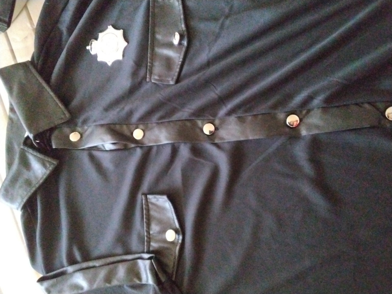 Carnaval blouse  politie, Carnaval, Ophalen of Verzenden, Kleding, Maat 56/58 (XL)