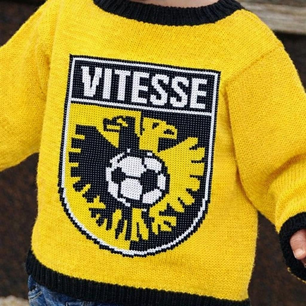 Vitesse trui breipatroon, Hobby en Vrije tijd, Breien en Haken, Ophalen of Verzenden, Zo goed als nieuw, Breien, Patroon of Boek
