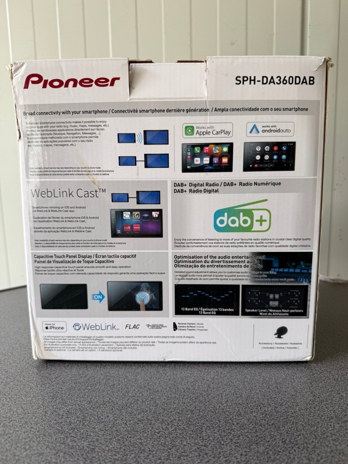 Pioneer SPH-DA360DAB | Inclusief DAB+ Antenne, Auto diversen, Ophalen of Verzenden, Zo goed als nieuw