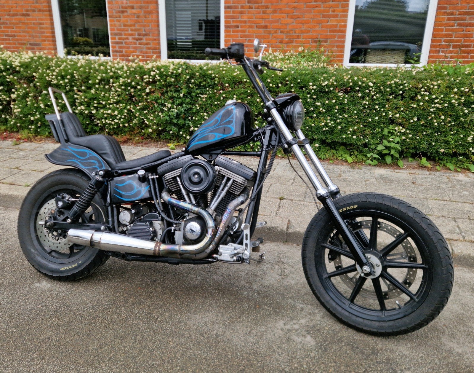 1985 Harley Davidson FXWG | Crazy frank chopper, 2 cilinders, 1340 cc, Chopper, Particulier
