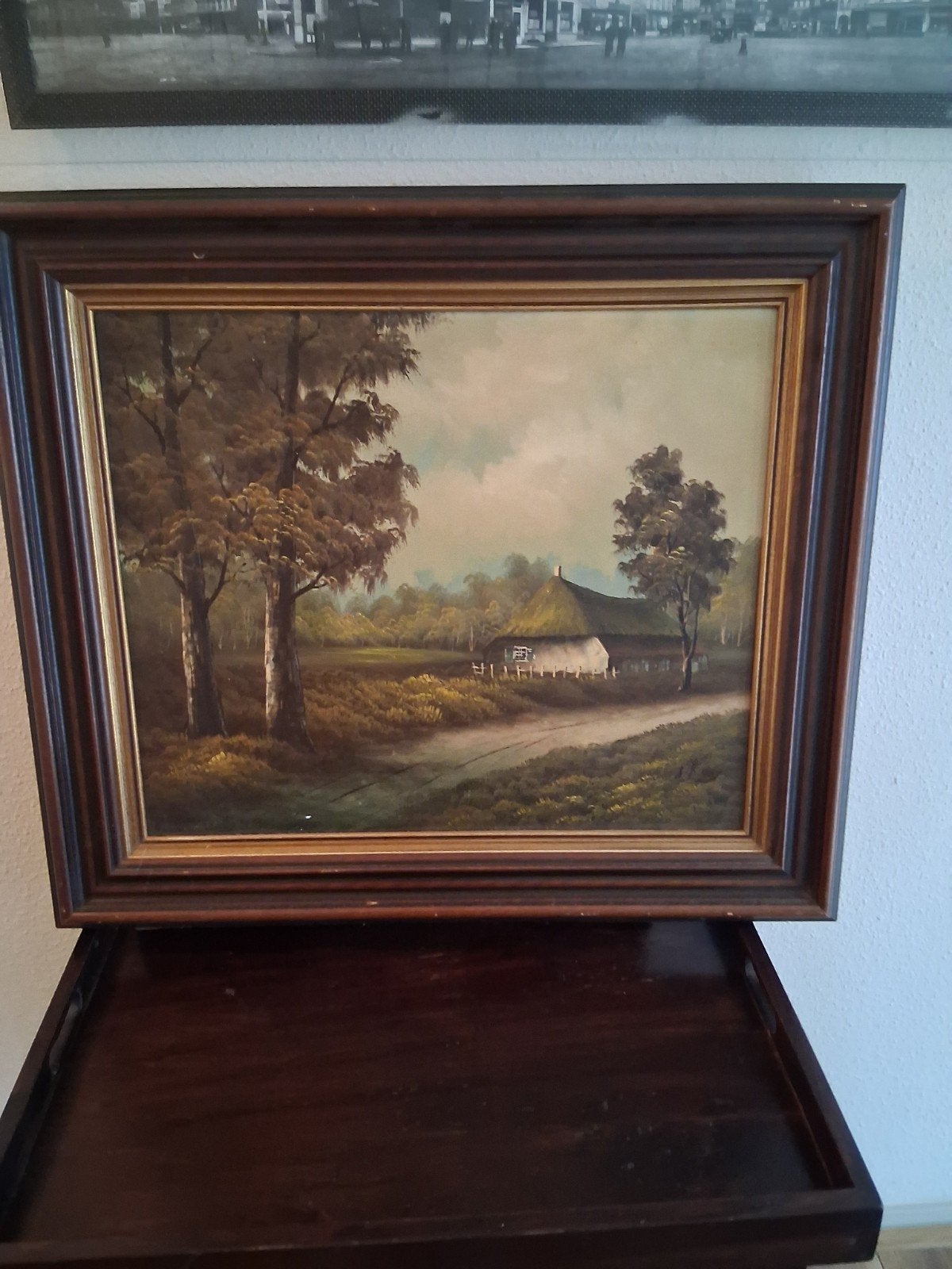 schilderij van kok j, Ophalen