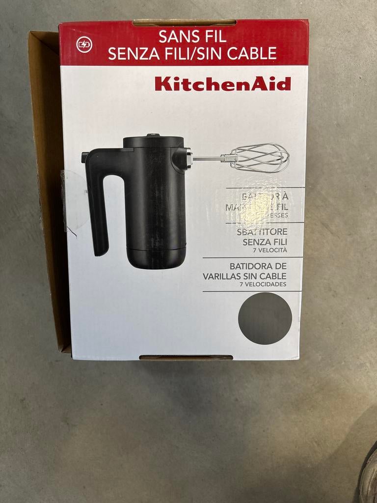 Kitchenaid 5KHMB732EBM Handmixer - Nieuw (beschadigde doos), Witgoed en Apparatuur, -, -, Nieuw, Ophalen of Verzenden