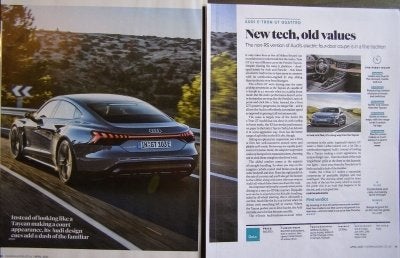 Audi E-tron GT  / RS E-tron GT ? 20x autotest lezen, Ophalen, Gelezen, Audi