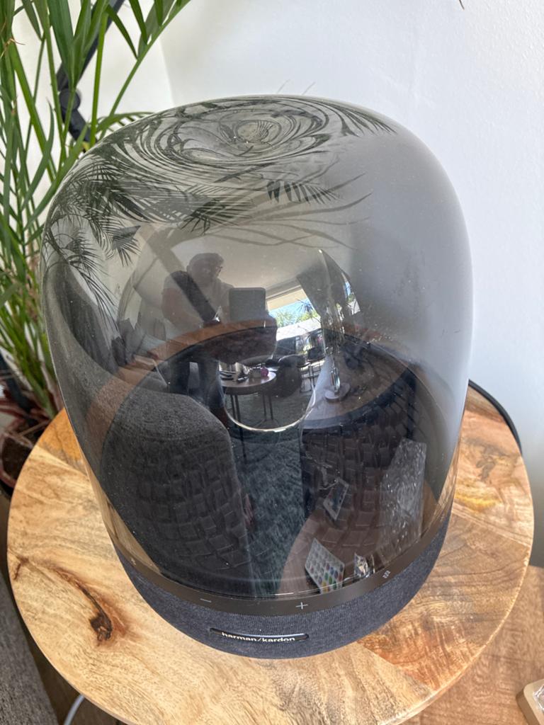 Harman Kardon Aura Studio 4 Bluetooth Speaker, Overige typen, Zo goed als nieuw, 60 tot 120 watt, Ophalen