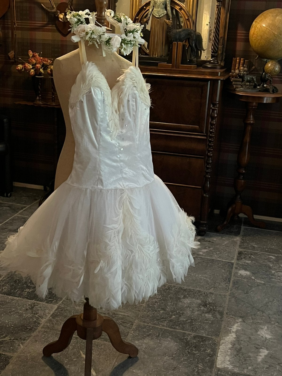 Zeldzaam mooie vintage balletjurk gedanst in zwanemeer., Ophalen of Verzenden, Dames
