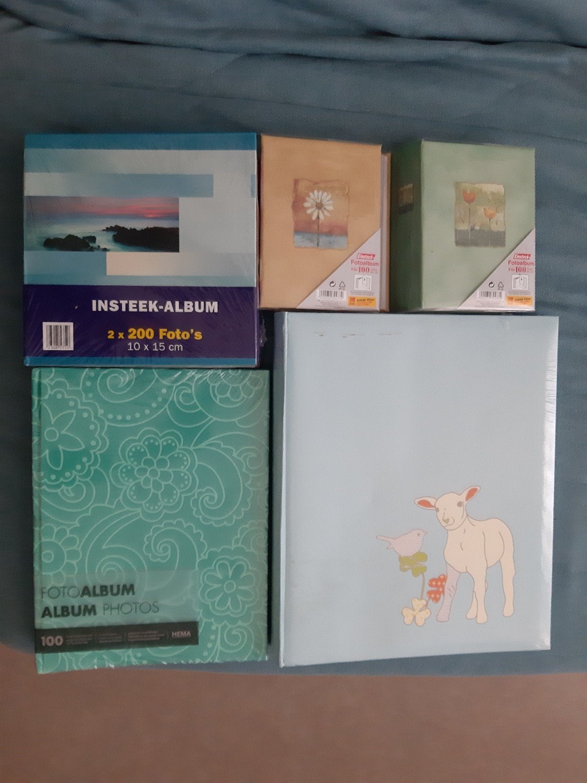Foto albums, Ophalen, Nieuw