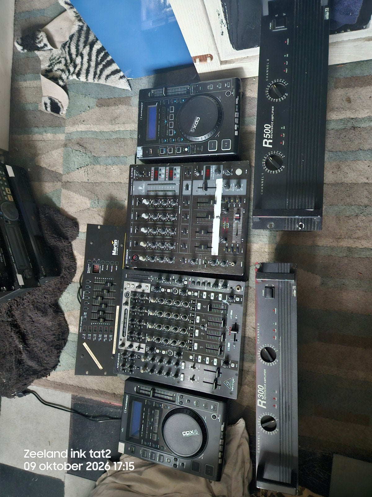 DJ-set met versterkers en DMX controller, Ophalen, Gebruikt, Dj-set, Behringer