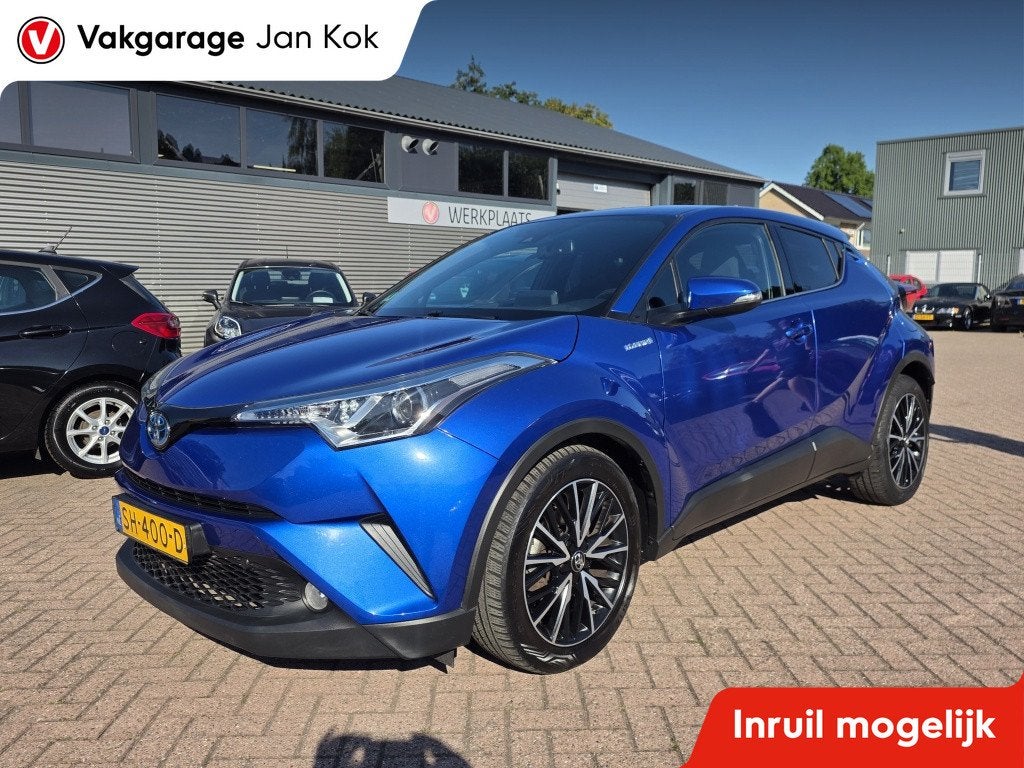 Toyota C-HR 1.8 Hybrid Dynamic (bj 2018, automaat), Auto's, Stof, 4 cilinders, Blauw, 26 km/l