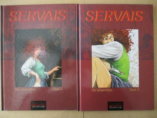 w0423 servais strips 12x, Boeken, Meerdere stripboeken, Ophalen, Gelezen