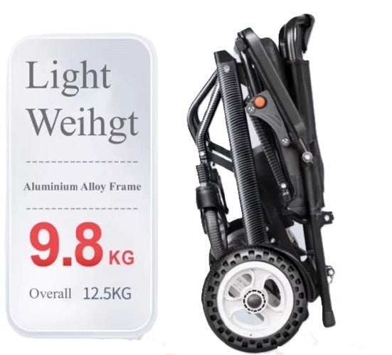 9.8Kg Lithium Batterij  Elektrische Rolstoel, Diversen, Rolstoelen, Ophalen, Inklapbaar, Nieuw, Elektrische rolstoel