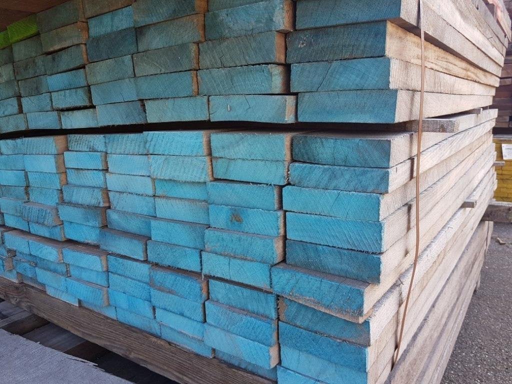 128 STUKS HARDHOUTEN BALKEN 40X125 MM X 156 CM,, Ophalen of Verzenden, Nieuw, Balken, Hardhout