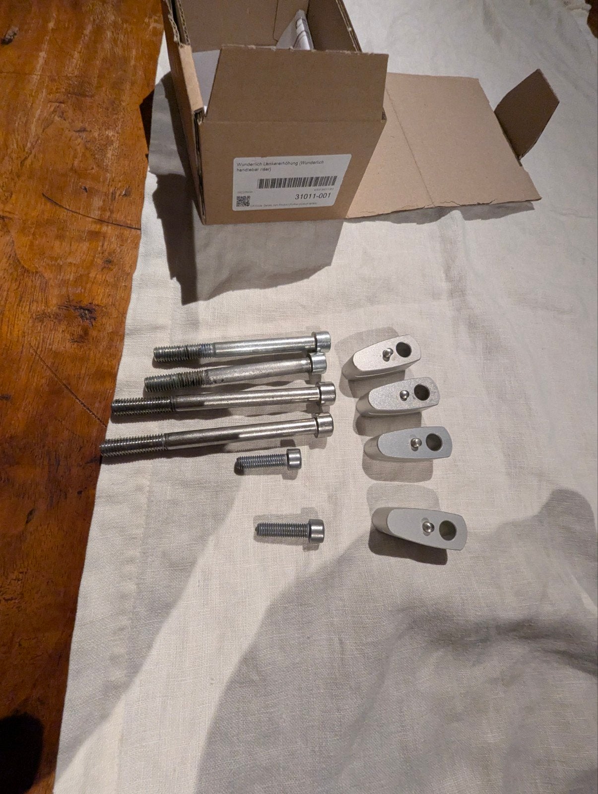 Wunderlich BMW verhogingsset voor stuur (handlebar riser), Ophalen of Verzenden, Gebruikt