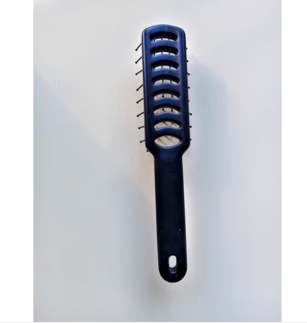 Donkerblauwe Skeletborstel / Vent Brush – Zo goed als nieuw!, Ophalen of Verzenden, Zo goed als nieuw, Kam of Borstel