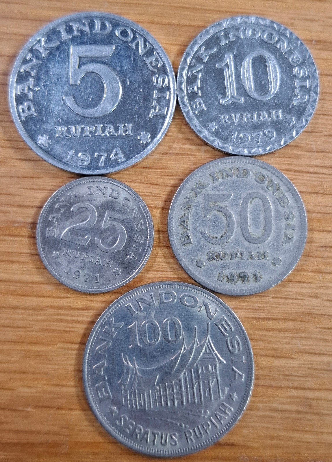 Opruiming Indonesië 5 Verschillende munten, Ophalen of Verzenden, Zuidoost-Azië
