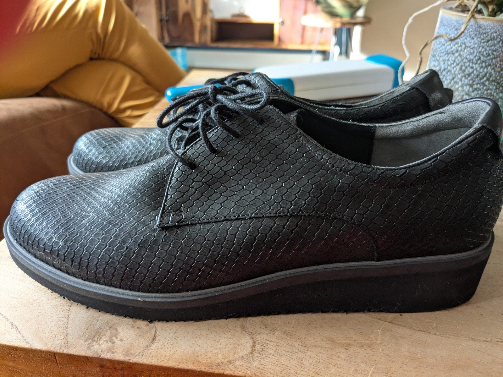Nieuwe Durea veterschoenen, maat 41.5, zwart, G-wijdte, Ophalen of Verzenden