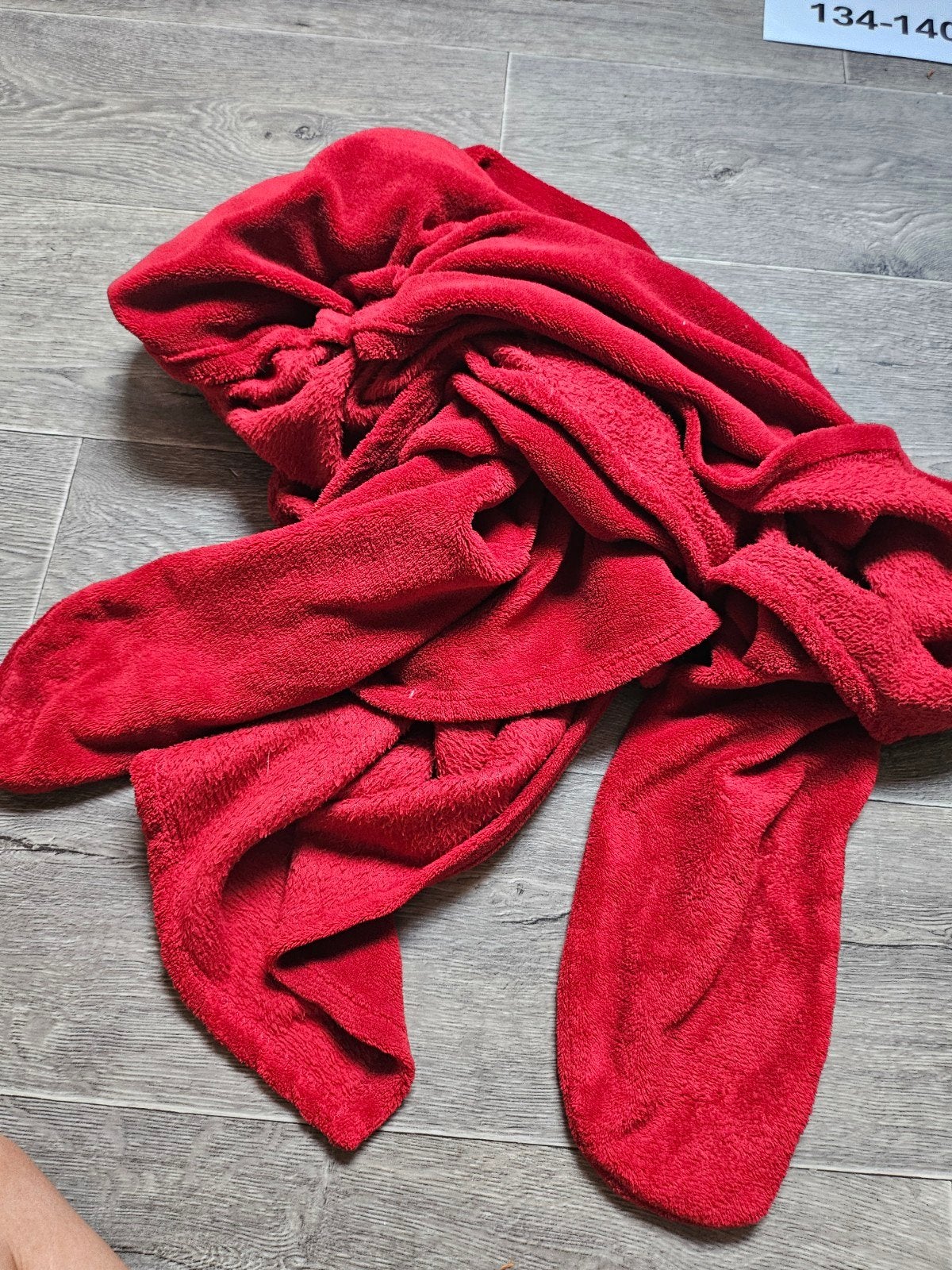 Rood Footsie Blanket - Comfortabel en Warm, Overige merken, Gebruikt, Ophalen of Verzenden, Overige typen