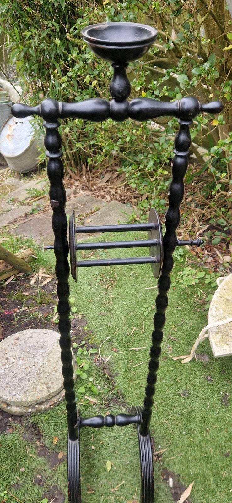 Antieke houten garenwinder (wolwinder/wolhaspel ) (brocante), Hobby en Vrije tijd, Ophalen of Verzenden, Gebruikt, Breien, Wol of Garen