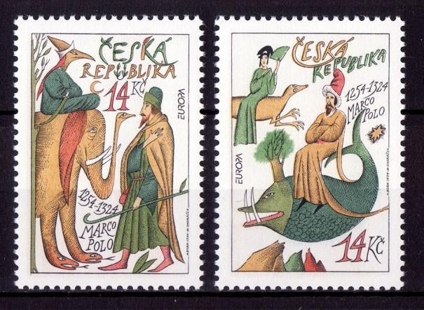 Tsjechië, Europa, Ontdekkingen, Mi. 36-37 postfris, Verzenden, Overige landen, Postfris