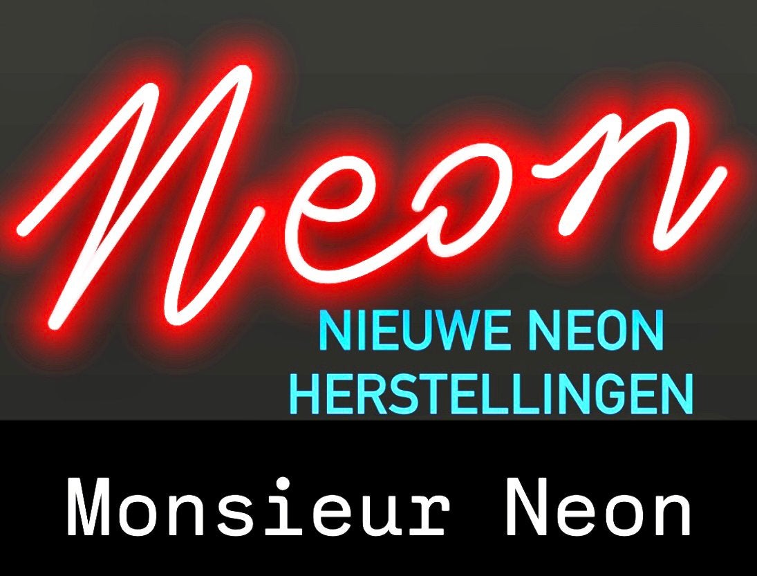 Neon, reclame, lichtreclame, glasblazerij, nieuwe/oude neon, Ophalen, Lichtbak of (neon) lamp