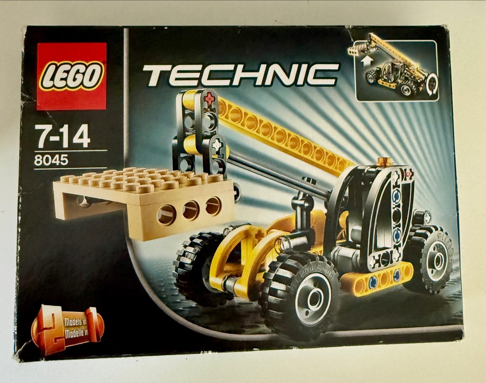 LEGO Technic 8045 Telescooplader - Nieuw in doos, Lego, Ophalen of Verzenden, Zo goed als nieuw, Complete set