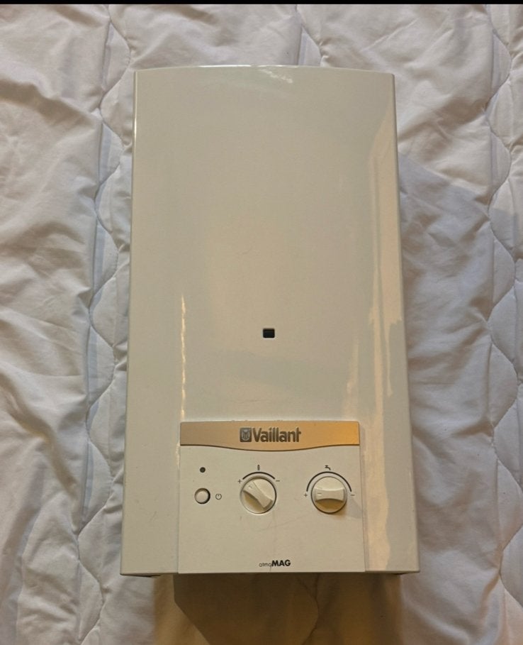 Vaillant 114  geiser butaan-propaan, Ophalen of Verzenden, Zo goed als nieuw, Minder dan 20 liter, Propaan of Butaan