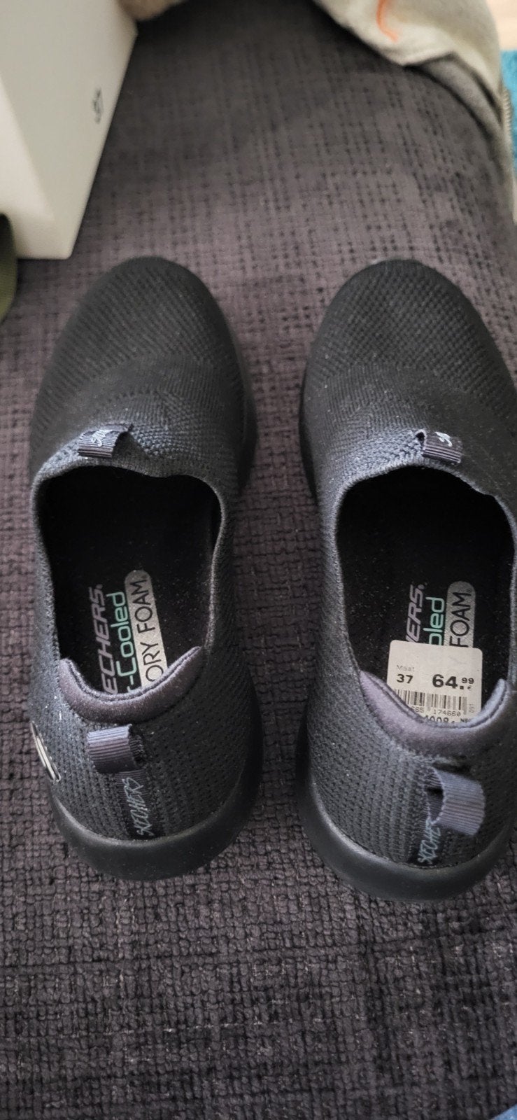 Skechers Air-Cooled Memory Foam sneakers maat 37, Skechers, Zwart, Ophalen of Verzenden, Sneakers of Gympen
