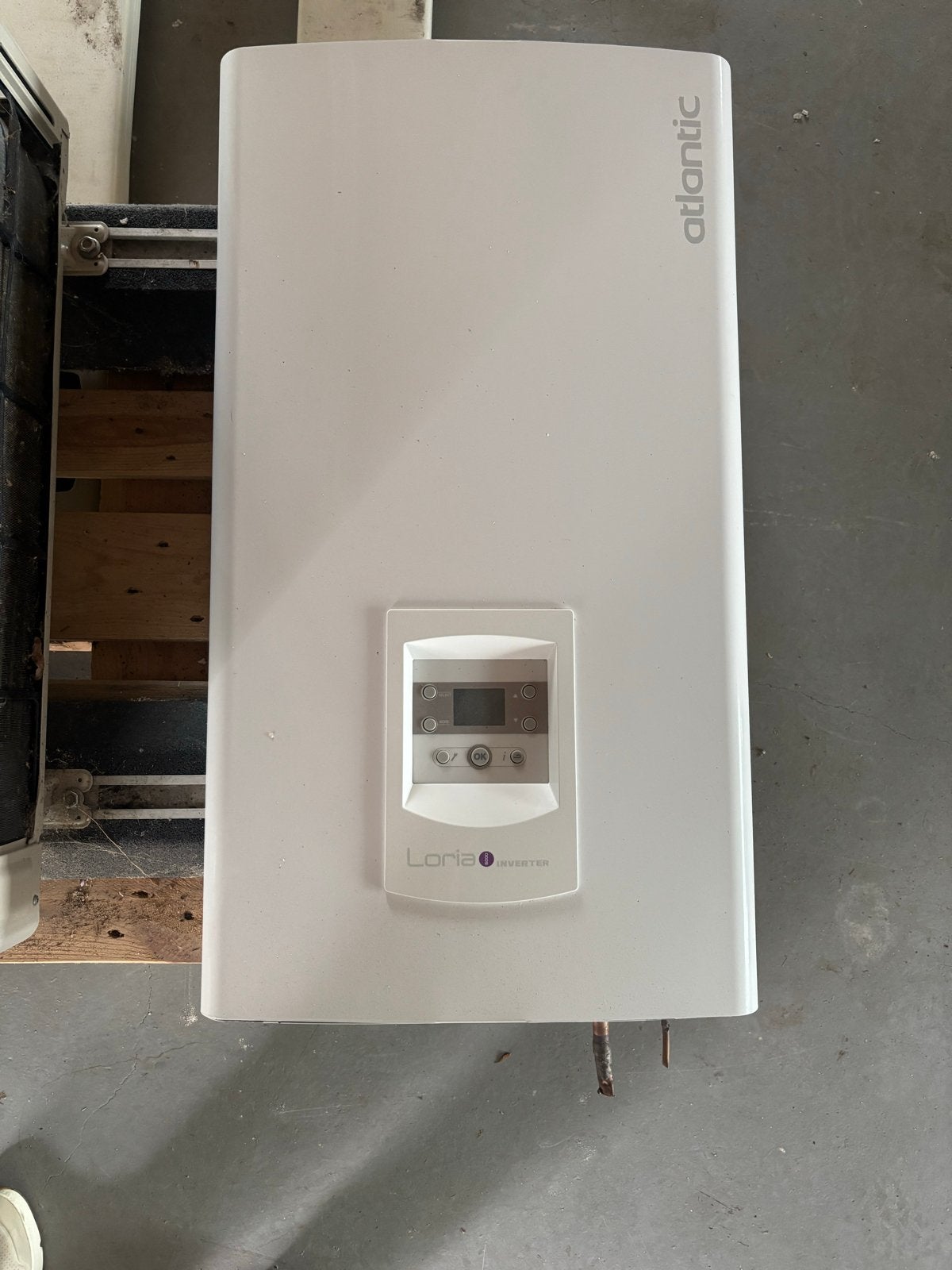 Atlantic Loria 6000 Lucht/Water warmtepomp 6 kW, Ophalen, Gebruikt, Verwarmen, 3 snelheden of meer