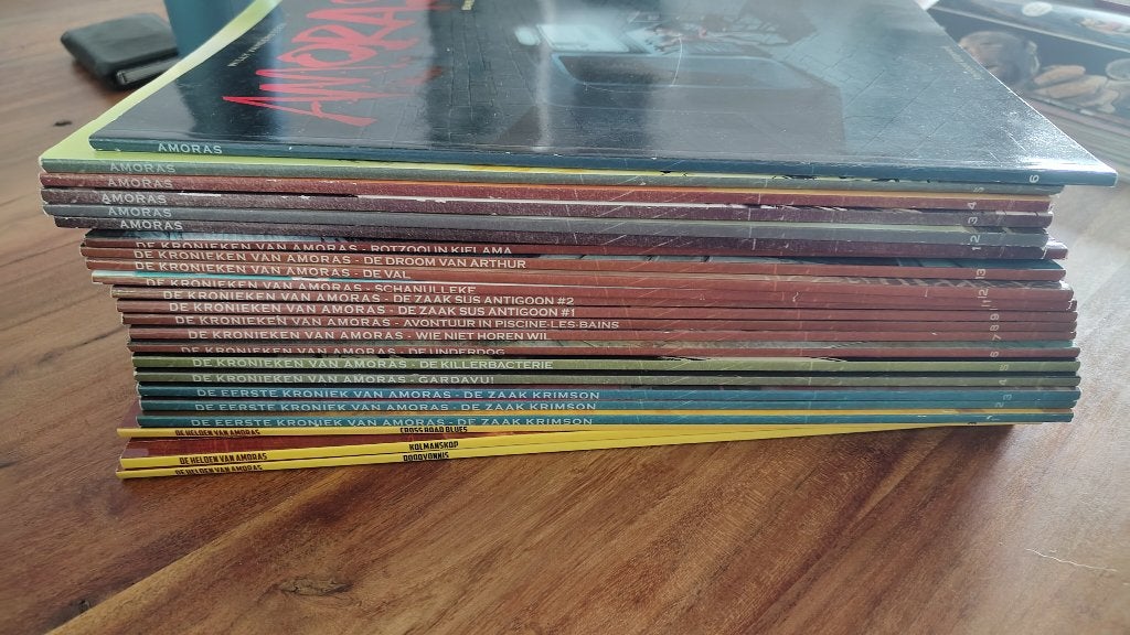 Amoras (complete reeks), Boeken, Gelezen, Ophalen of Verzenden, Willy Vandersteen, Complete serie of reeks