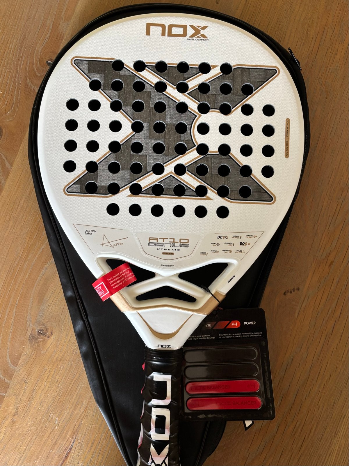 Nox AT10 Genius 12k Alum Xtreme Padel Racket Sealed, Ophalen of Verzenden, Nieuw, Padelracket