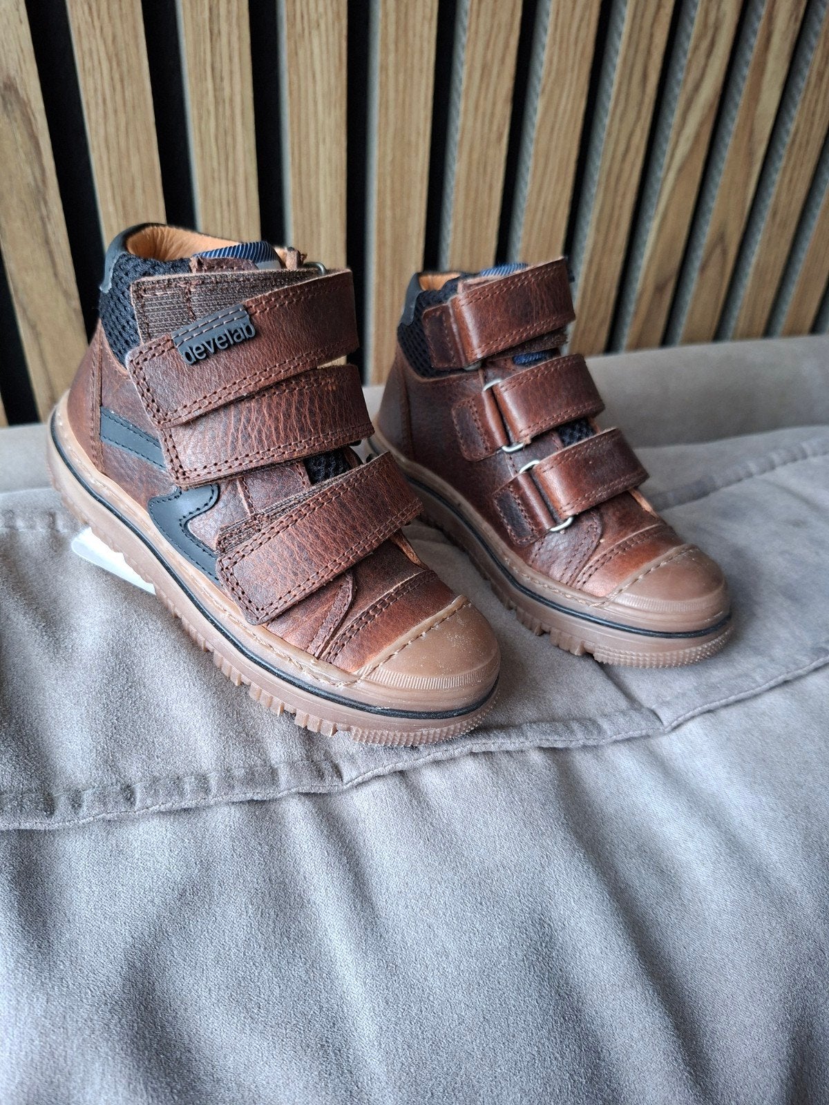 Nieuwe Develab lederen jongensschoenen maat 24, Develab, Schoenen, Nieuw, Ophalen of Verzenden