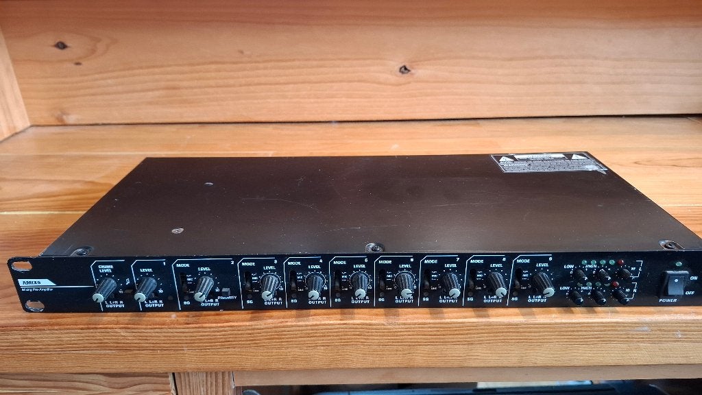 Proel line 19inch mixer, Ophalen of Verzenden, Gebruikt, 5 tot 10 kanalen