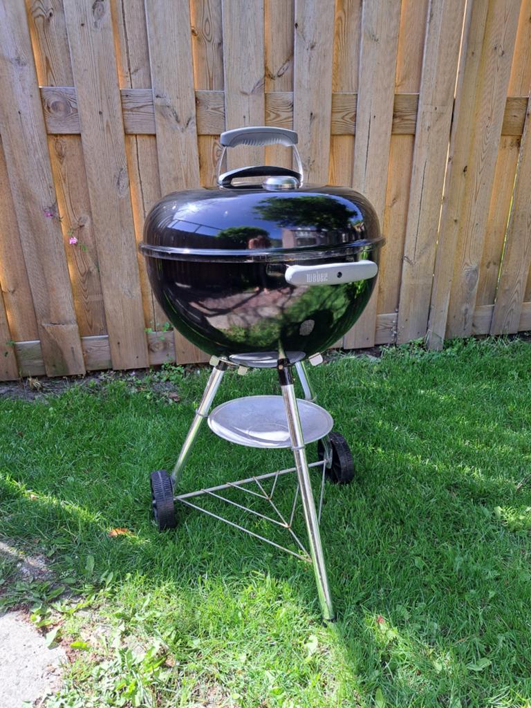 Weber Original Kettle 47 cm barbecue + originele hoes, Tuin en Terras, Ophalen of Verzenden