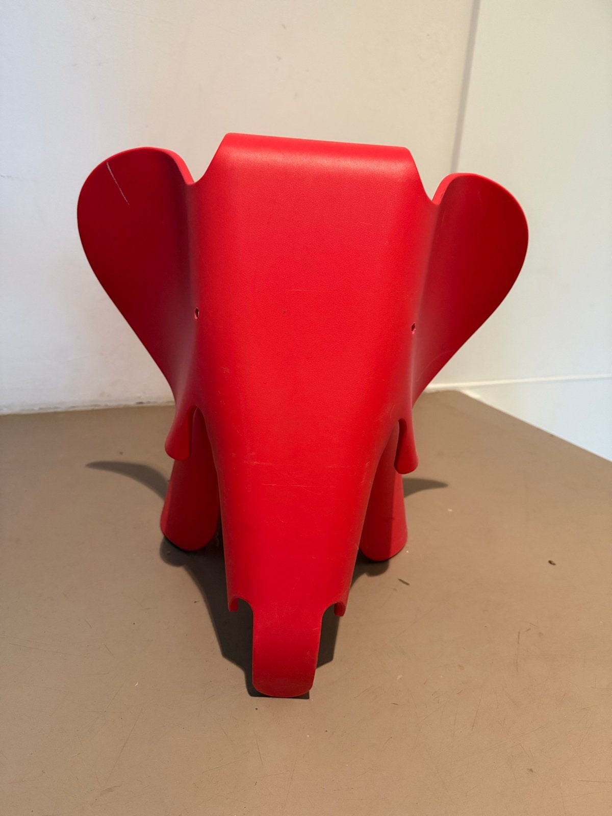Replica Vitra Eames Elephant - Rood, Kunststof, Gebruikt, Ophalen of Verzenden, Eén