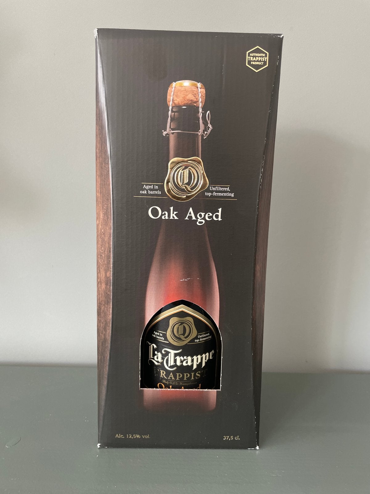 La Trappe Quadrupel Oak Aged Batch 50 - Zeldzaam Trappistenb, Verzamelen, Biermerken, Ophalen of Verzenden, Nieuw, Overige typen
