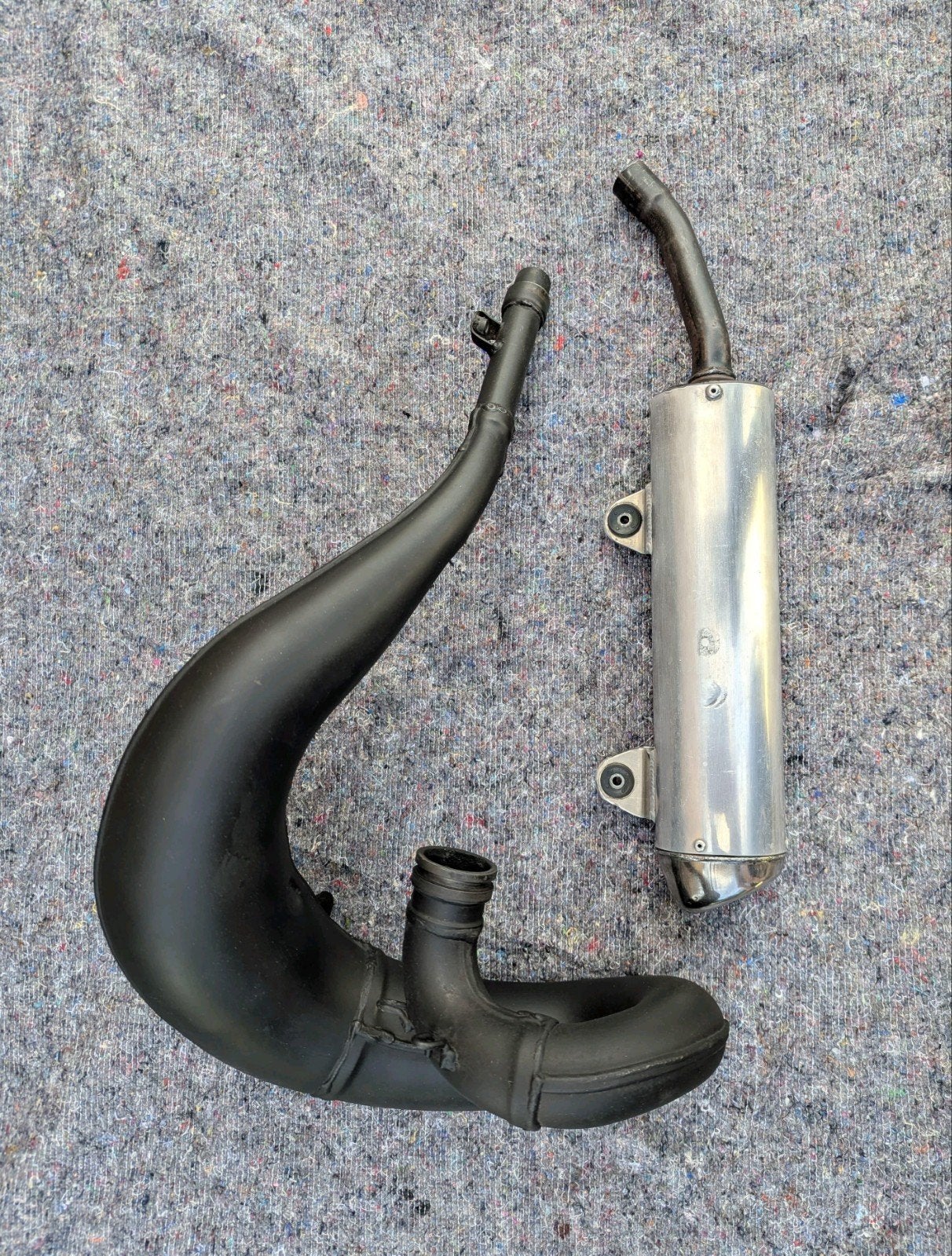 suzuki rm 250 uitlaat set origineel, Ophalen, Gereviseerd