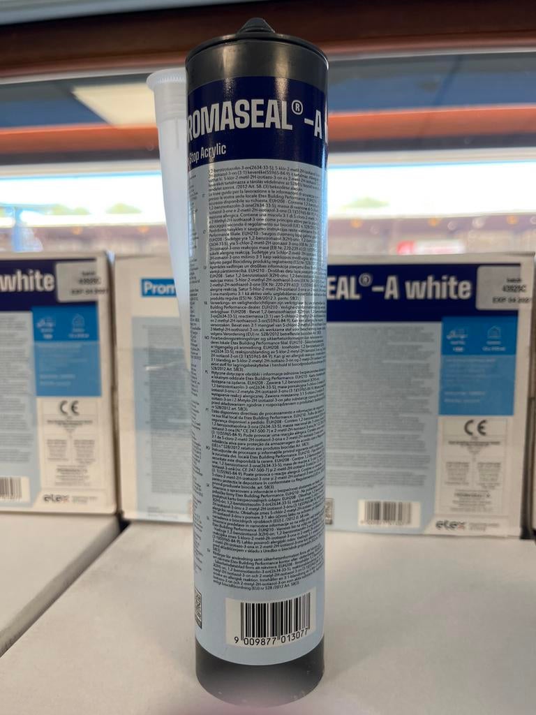 Promaseal-A White Brandwerende Acrylaatkit, Overige materialen, Nieuw, Minder dan 5 m², Ophalen