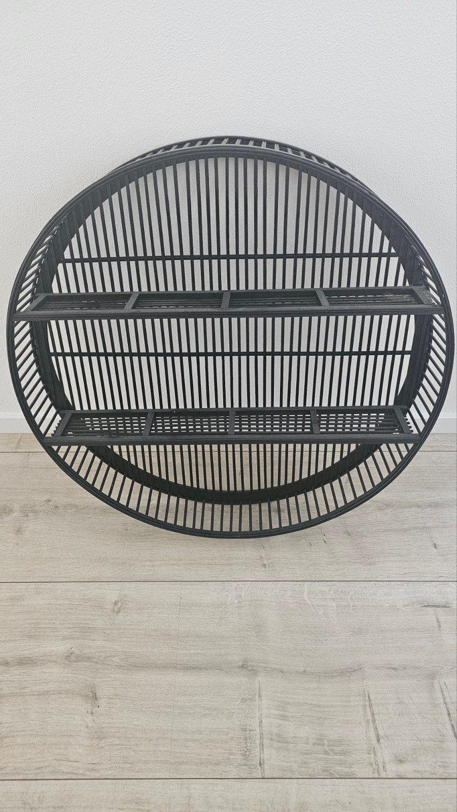 wandkastje bamboe rond, Ophalen