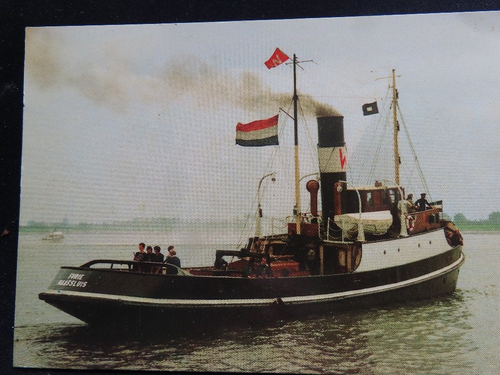 ansichtkaart sleepboot "Furie", Ophalen of Verzenden, Motorboot, Kaart, Foto of Prent